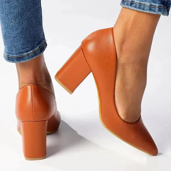 Madison Patricia Heel - Tan
