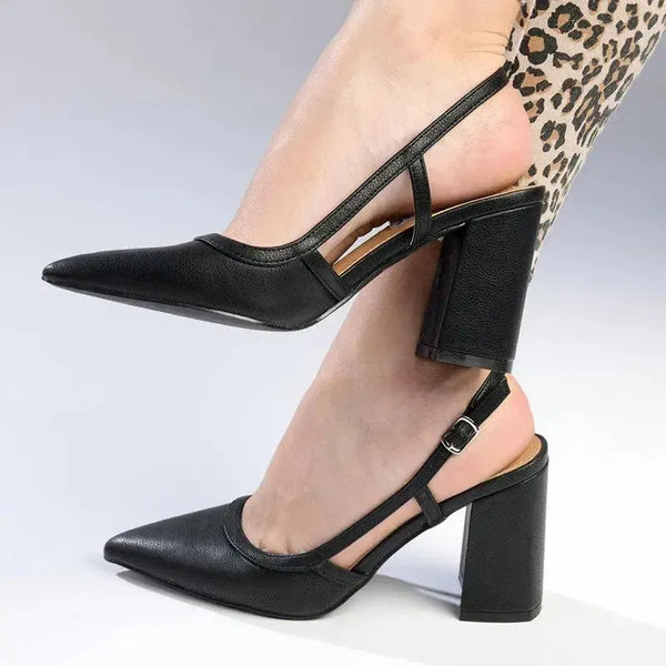 Madison Paula 2 Block Heel - Black