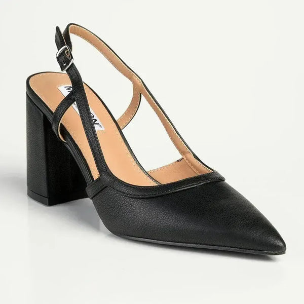 Madison Paula Block Heel - Black