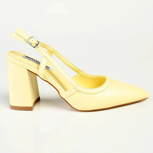 Madison Paula Block Heel - Yellow