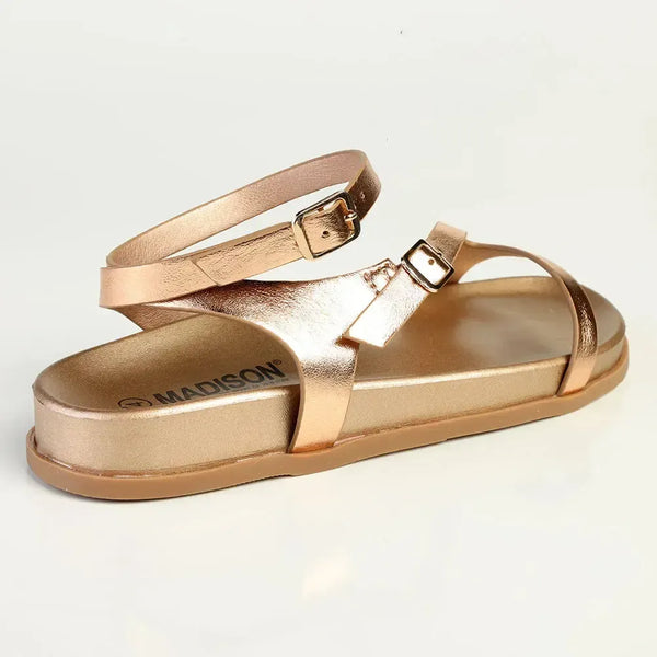 Madison Pearl Sandal - Rose Gold