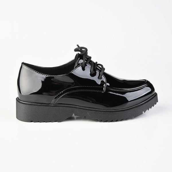 Madison Peggy 2 Lace Up Loafer - Black-Madison Heart of New York-Buy shoes online