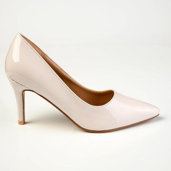 Madison Penny 6 Basic Court Heel - White-Madison Heart of New York-Buy shoes online