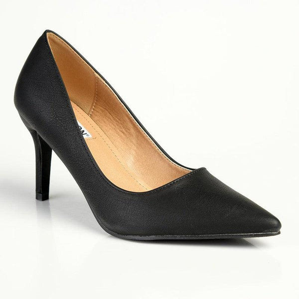 Madison Penny 6 Basic Court Heels - Black-Madison Heart of New York-Buy shoes online