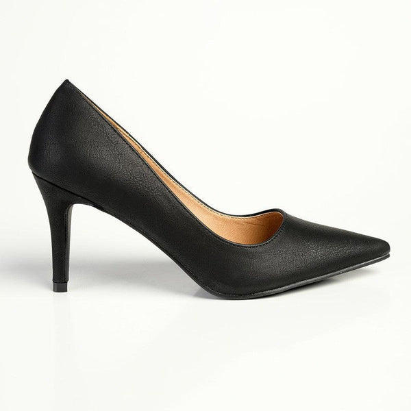 Madison Penny 6 Basic Court Heels - Black-Madison Heart of New York-Buy shoes online