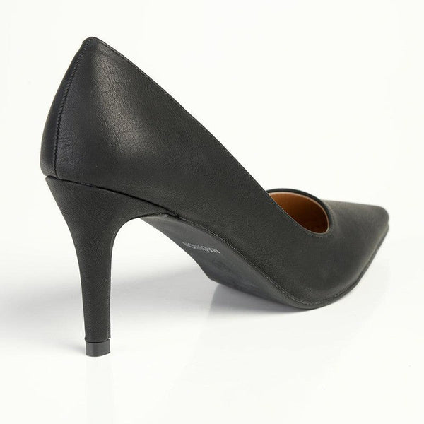 Madison Penny 6 Basic Court Heels - Black-Madison Heart of New York-Buy shoes online