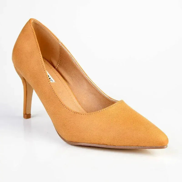 Madison Penny Courts Heels - Light Tan