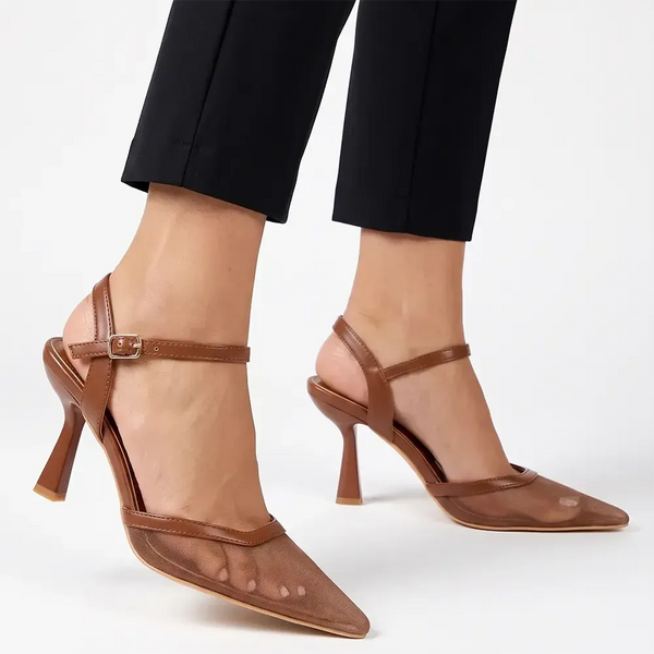 Madison Piper Heel - Chocolate