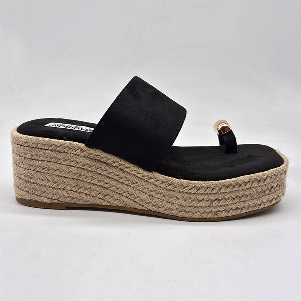 Madison Piston Wedge - Black