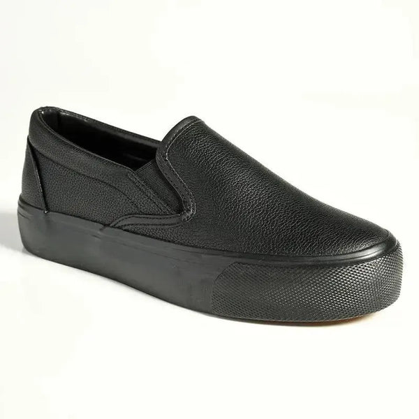 Madison Platform Sneaker - Black Mono