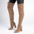 Madison Portia 3 Over Knee Block Heel Boots - Taupe-Madison Heart of New York-Buy shoes online