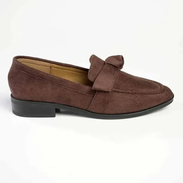 Madison Priya - Knotted Loafer - Chocolate