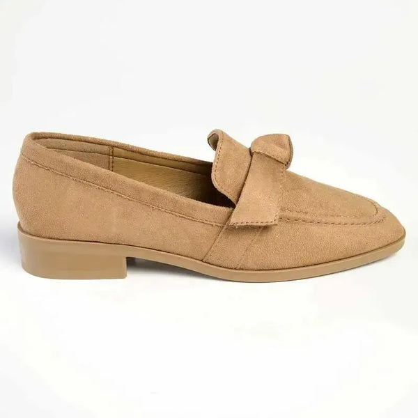 Madison Priya - Knotted Loafer - Taupe