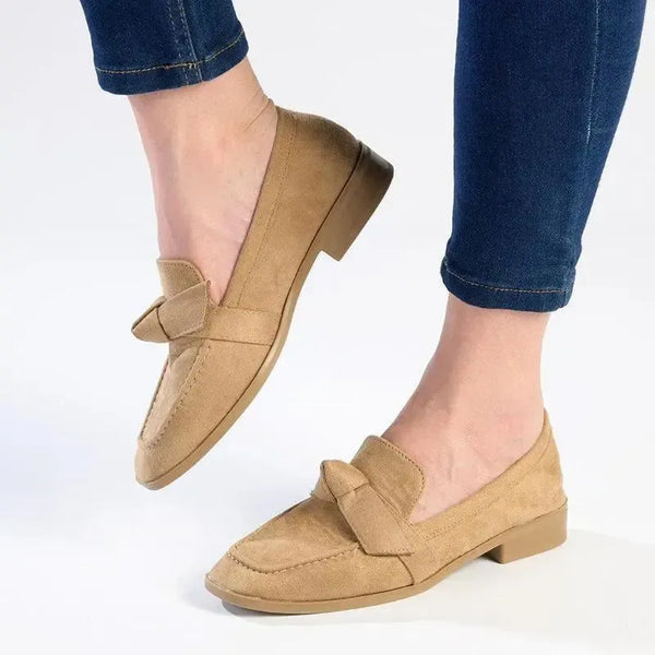 Madison Priya - Knotted Loafer - Taupe