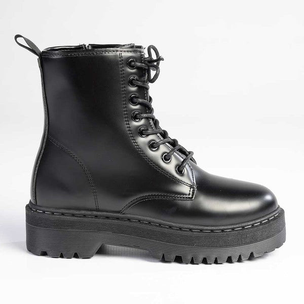 Madison Savannah Military Boot - Black-Madison Heart of New York-Buy shoes online