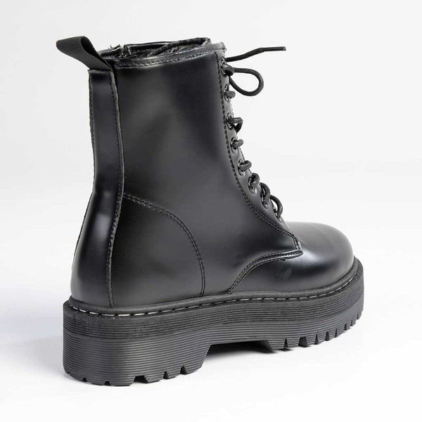 Madison Savannah Military Boot - Black-Madison Heart of New York-Buy shoes online