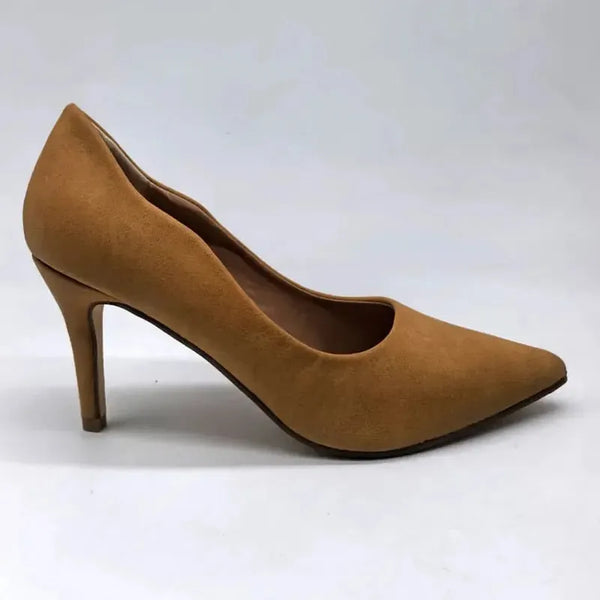 Madison Scalloped Penny Court - Nude