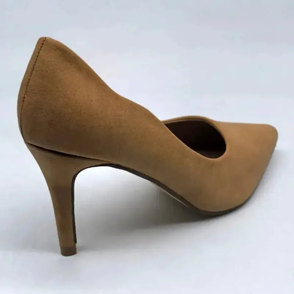 Madison Scalloped Penny Court - Nude