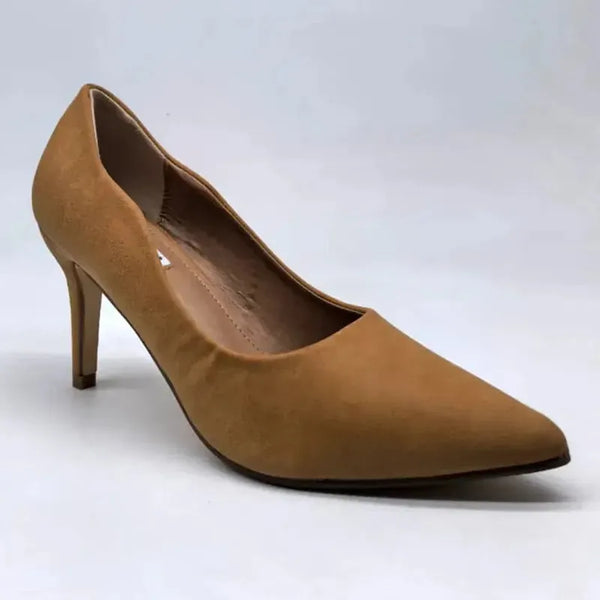 Madison Scalloped Penny Court - Nude