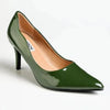 Madison Scalloped Penny Court - Olive