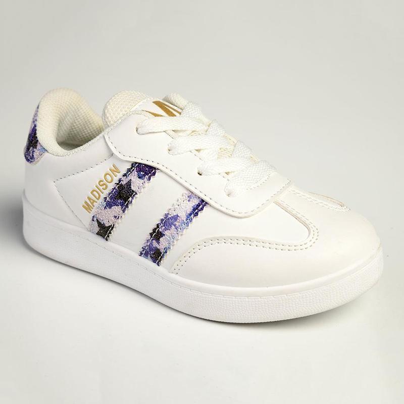 Madison Sissy Girls Sneakers White/Pink - Main Image