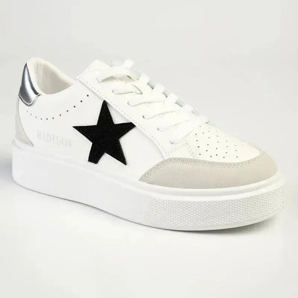 Madison Star Fashion Sneaker - White