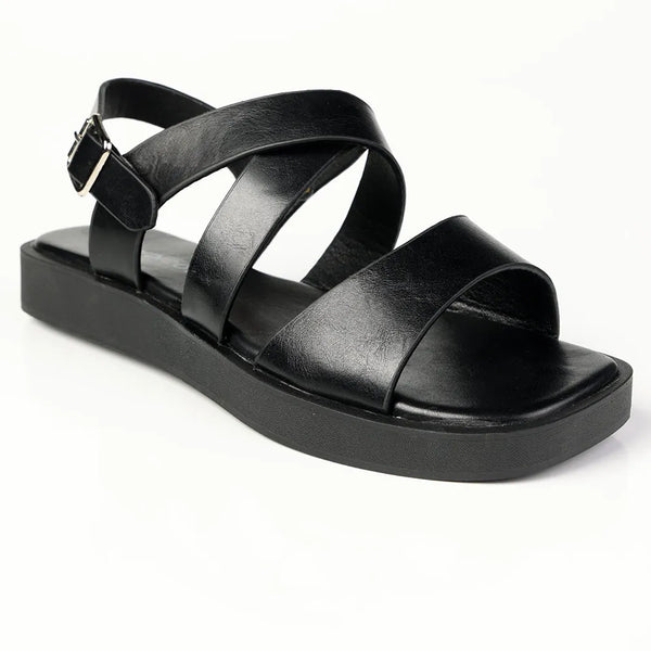 Madison Thong/Sling Sandal - Black