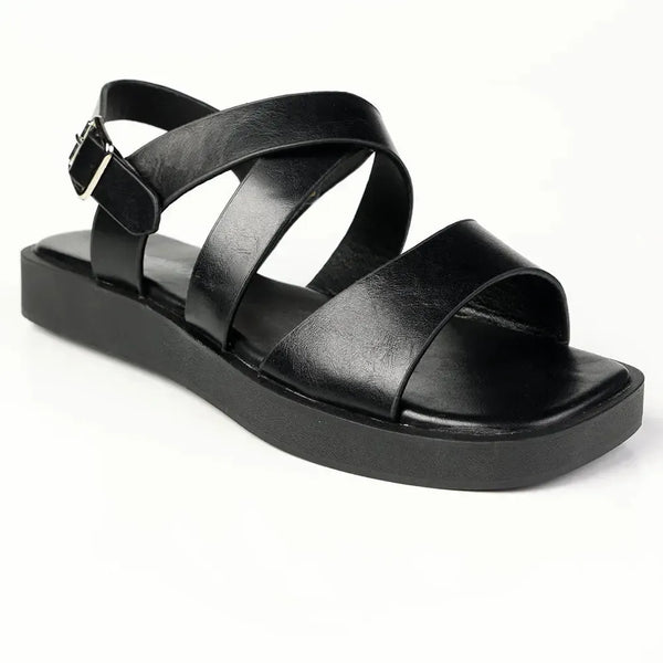 Madison Thong/Sling Sandal - Black