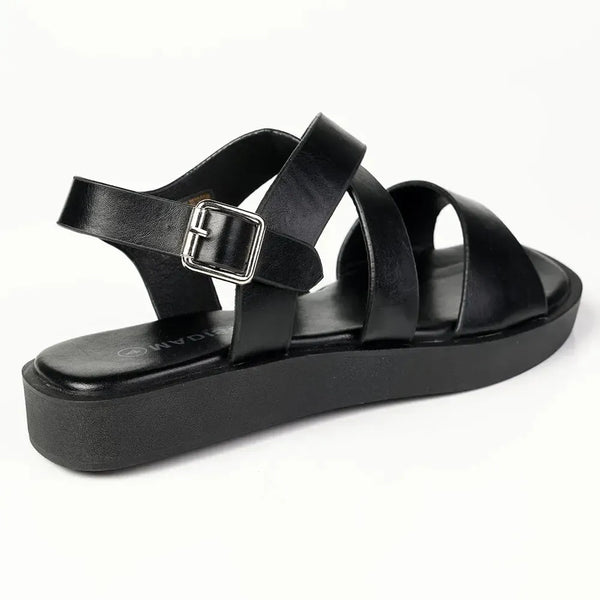 Madison Thong/Sling Sandal - Black