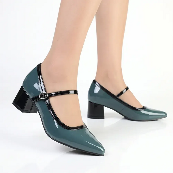 Madison Two Tone Court - Petrol Blue/Black