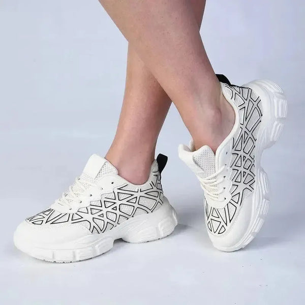 Madison Webster Chunky Sneaker - Off White