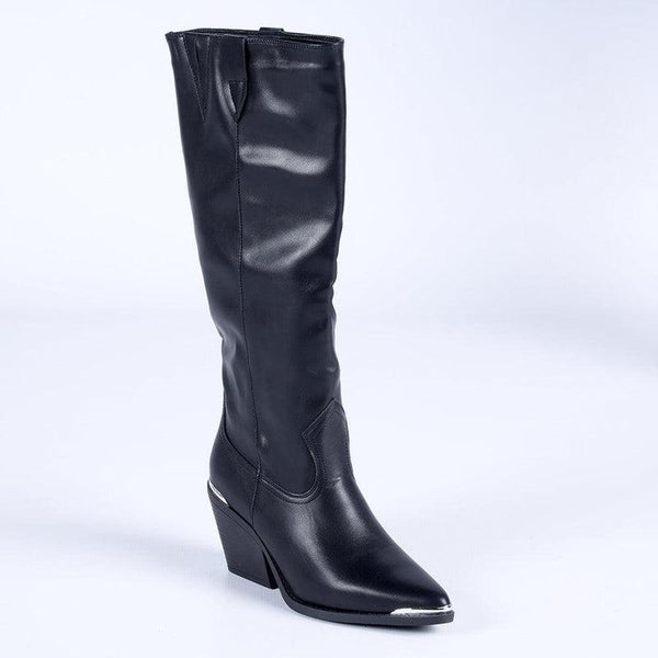 Madison Western Cowboy Boots-Black-Madison Heart of New York-Buy shoes online