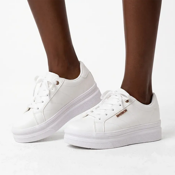 Madison Yana Platform Sneaker - White