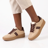 Madison Yankova Sneaker - Nude/Chocolate