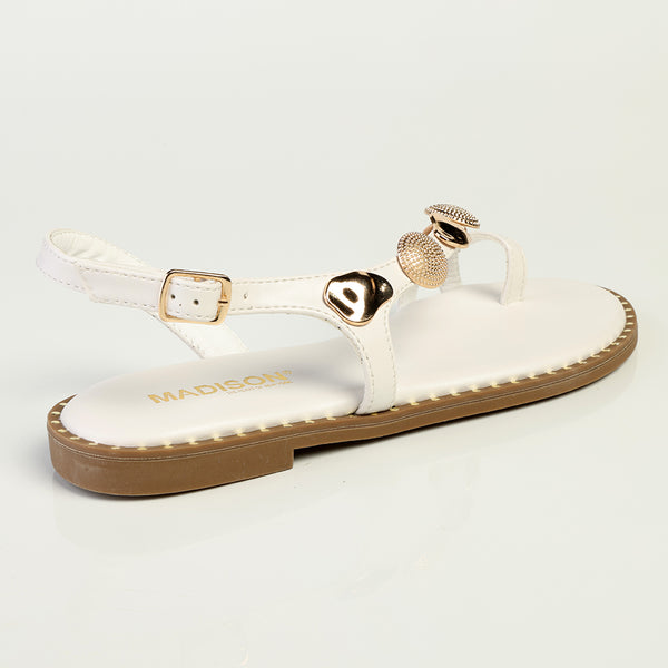Madison Yasmin Sandal - White