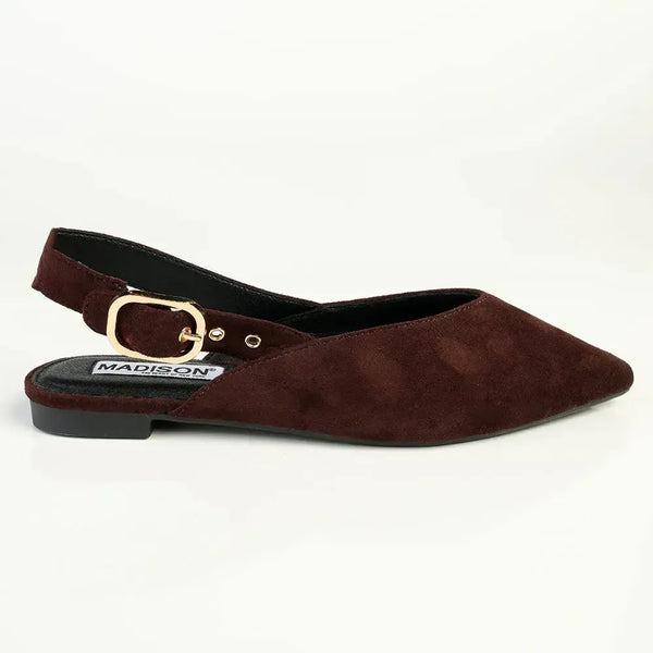 Madison Yvonne Slingback Pump - Chocolate
