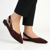 Madison Yvonne Slingback Pump - Chocolate