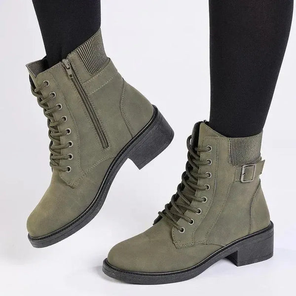 Madison Zadith Boot - Olive