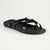 Melbourne ladies Flat Push In Sandal - Black-Seven7-Buy shoes online