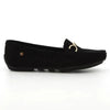 Pierre Cardin 12 Moccasin With Metal Trim Loafer - Black