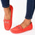 Pierre Cardin 12 Moccasin With Metal Trim Loafer - Red