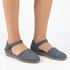 Pierre Cardin Adelle Flats - Denim Blue