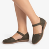Pierre Cardin Adelle Flats - Olive
