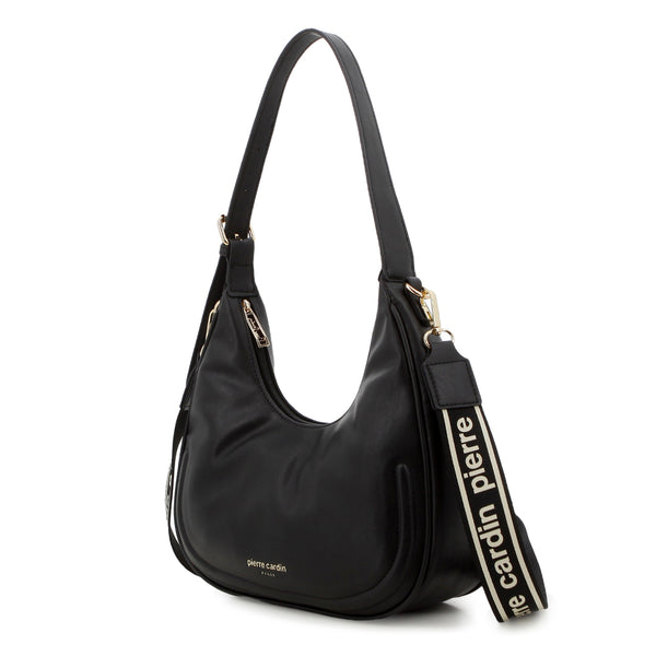 Pierre Cardin Alina Hobo Bag - Black