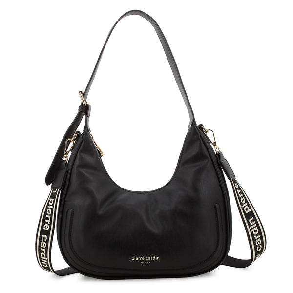 Pierre Cardin Alina Hobo Bag - Black