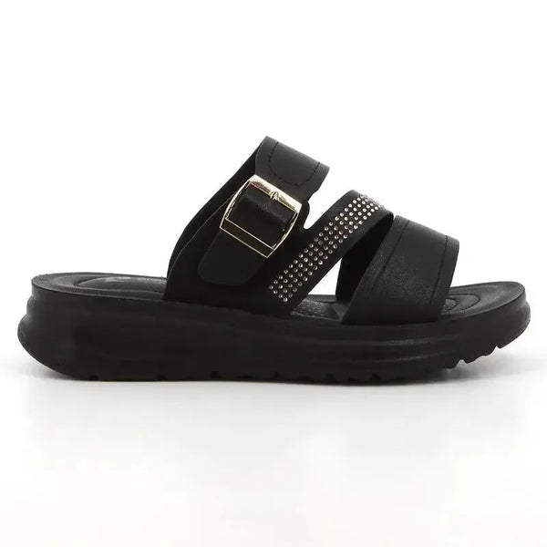 Pierre Cardin Andaz Sandals - Black