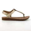Pierre Cardin Ariella Thong Sandal - Light Gold