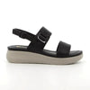 Pierre Cardin Azalea Wedge Sandals - Black