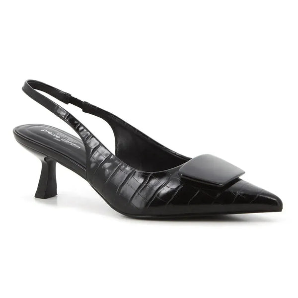 Pierre Cardin Balley Slingback Heel - Black