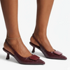 Pierre Cardin Balley Slingback Heel - Burgundy
